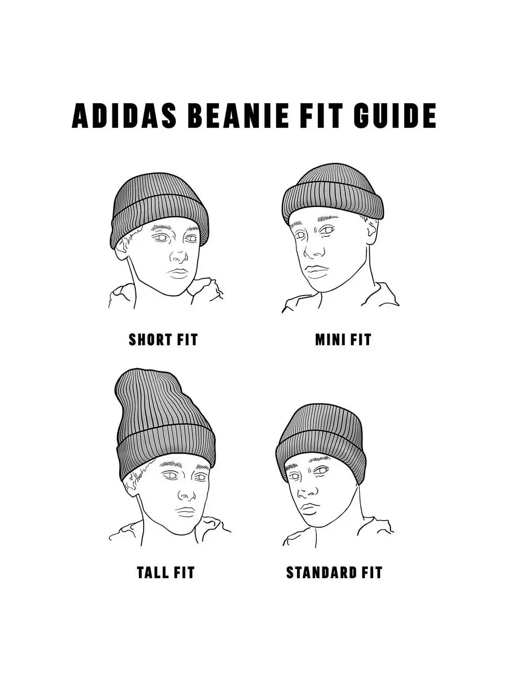 adidas Men's Recon Ballie Beanie with Pom Cuffed Fleece-Lined 983618-B
